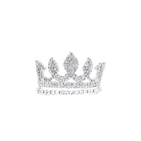 SM RHINESTONE TIARA W/ COMB