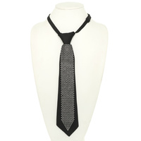 NYLON RHINESTONE NECKTIE