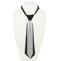 NYLON RHINESTONE NECKTIE