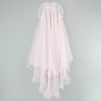 BRIDAL VEIL DOUBLE LAYER PINK