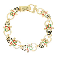 CHRISTMAS SNOWMAN MAGNETIC BRACELET