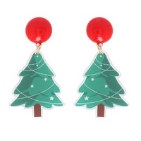 CHRISTMAS TREE ACRYLIC EARRINGS