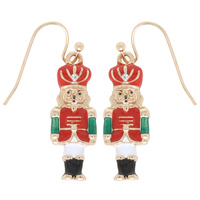 NUTCRACKER BALLET ENAMEL COATED EARRINGS