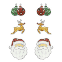 CHRISTMAS ASSORTED MULTI PAIR EARRING SET