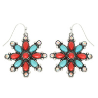 WESTERN CHRISTMAS SNOWFLAKE POST EARRINGS