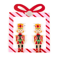 CHRISTMAS NUTCRACKER EARRINGS