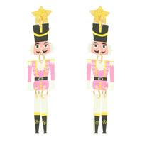 CHRISTMAS NUTCRACKER POST EARRINGS