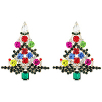 CHRISTMAS TREE WITH LIGHTS DANGEL EARRINGS
