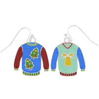 CHRISTMAS URLY SWEATER DANGLE EARRINGS