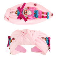 CHRISTMAS NUTCRACKER TOP KNOT HEADBAND