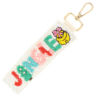 CHRISTMAS JINGLE JEWELED KEY CHAIN