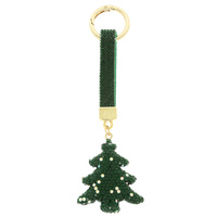 CHRISTMAS TREE WRISTLET KEYCHAIN