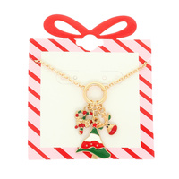 CHRISTMAS MULTI CHARM NECKLACE