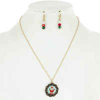 SANTA CLAUS 18" BUBBLE NK SET