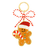 CHRISTMAS GINGERBREAD MAN BAG CHARM