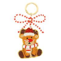 CHRISTMAS RUDOLF REINDEER BAG CHARM