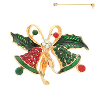 CHRISTMAS BELLS BROOCH PIN