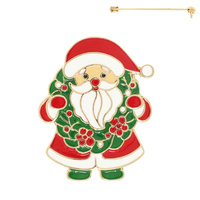 CHRISTMAS SANTA CLAUS BROOCH PIN